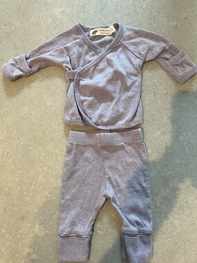 Like new. Monica & Andy Newborn. Soft Lavender Baby Two-Piece Set